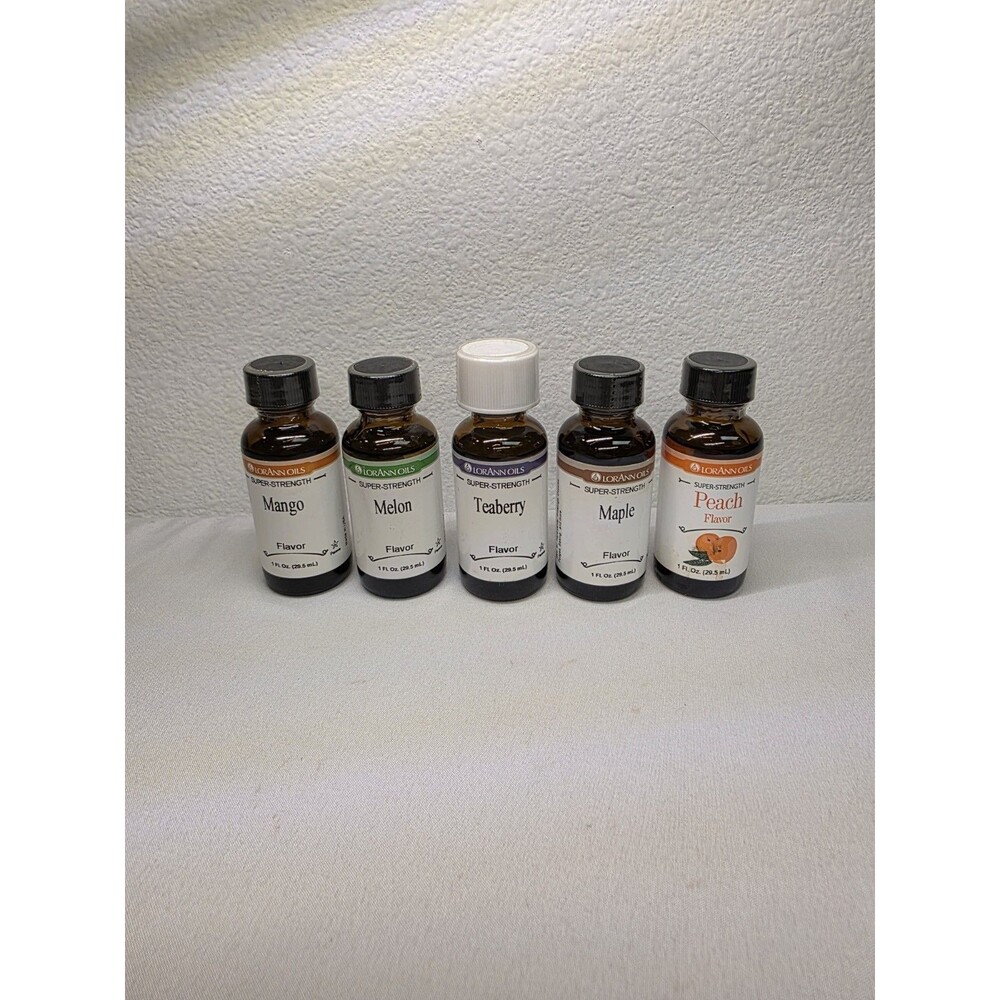 6-1 oz LorAnn Flavor Bottles: Super Strength Fruity & More READ DESCRIPTION